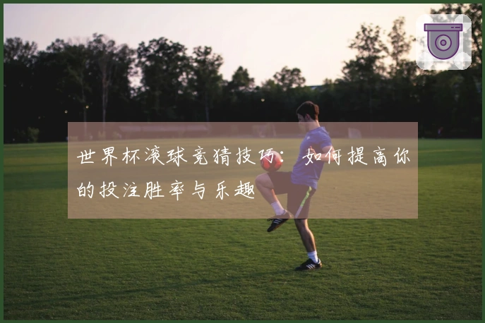 世界杯滚球竞猜技巧：如何提高你的投注胜率与乐趣