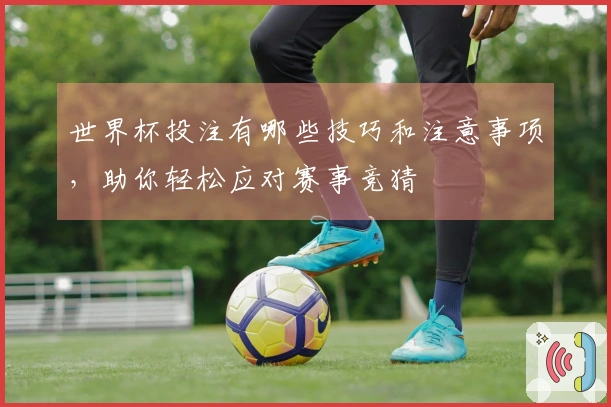 世界杯投注有哪些技巧和注意事项，助你轻松应对赛事竞猜